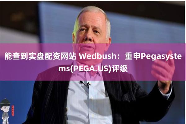 能查到实盘配资网站 Wedbush：重申Pegasystems(PEGA.US)评级