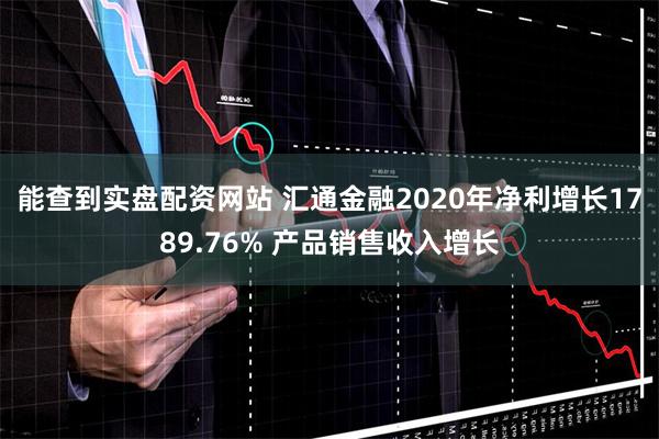 能查到实盘配资网站 汇通金融2020年净利增长1789.76% 产品销售收入增长